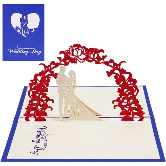 Cartes De Noël Pop-up 3D Avec Enveloppe - Scène Animée Bonhomme De Neige, Village - Cadeau & Vœux De Fête