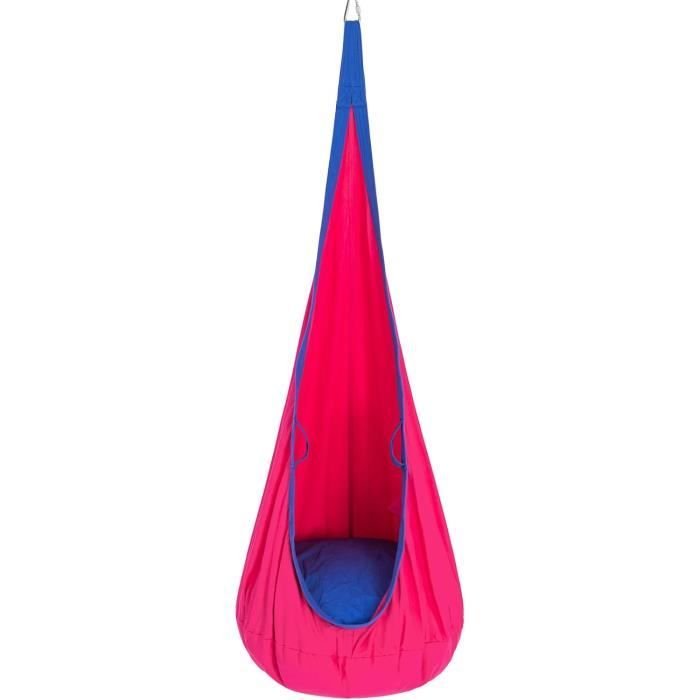Hamac enfant - PRUMYA - Modèle avec coussin gonflable - Tissus robustes - Intérieur et extérieur