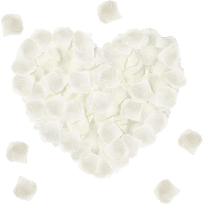 Pétales De Rose Artificiels - Lot De 200 - Soie Satinée - 3-4 Cm - Pour Décoration Mariage, Saint-Valentin, Anniversaire