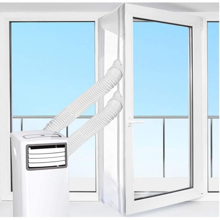 400CM Tissu de Calfeutrage pour Fenêtres Joint de Fenêtre pour La Climatisation pour fixation aux fenêtres IWILCS Joint de Fenêtre pour Climatiseur fenêtres à battants puits de lumière