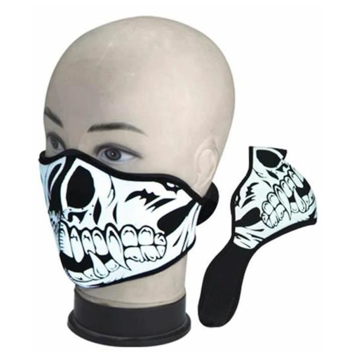 MASQUE FACIAL NÉOPRÈNE MOTARD MOTO CAGOULE SKI TAILLE UNIQUE BIKE 21 MODÈLES