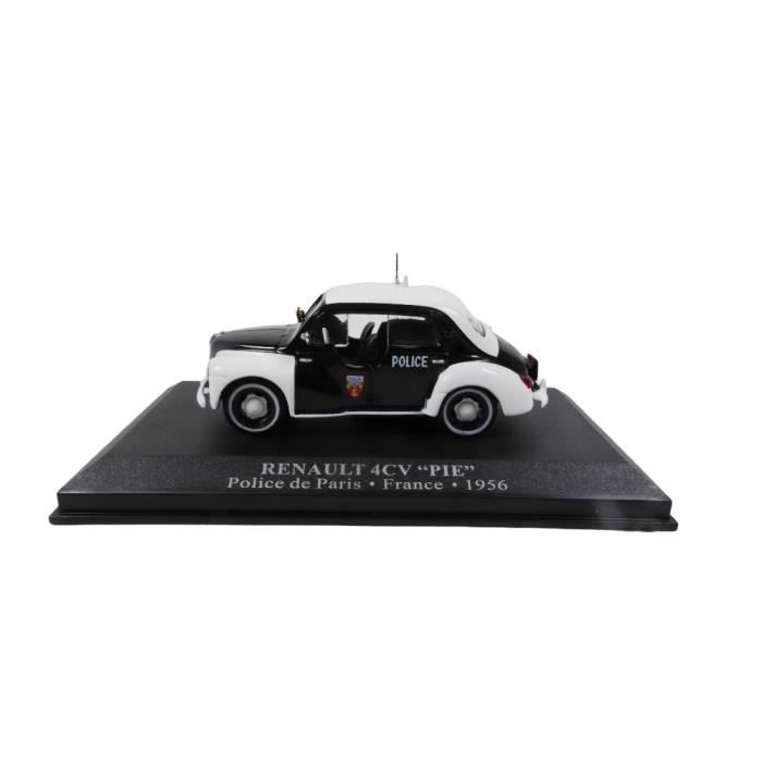Vehicule miniature RENAULT 4CV PIE POLICE de PARIS Hachette Cdiscount Jeux Jouets