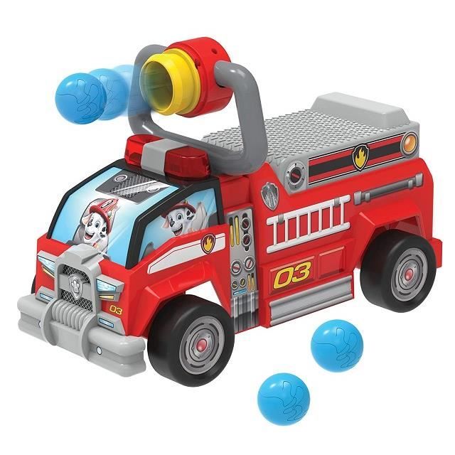 Pat Patrouille Porteur Marshall avec activite lance balles Camion pompier  Bebe enfant 1 3 ans Set Jouet Marcus et carte - Cdiscount Jeux - Jouets