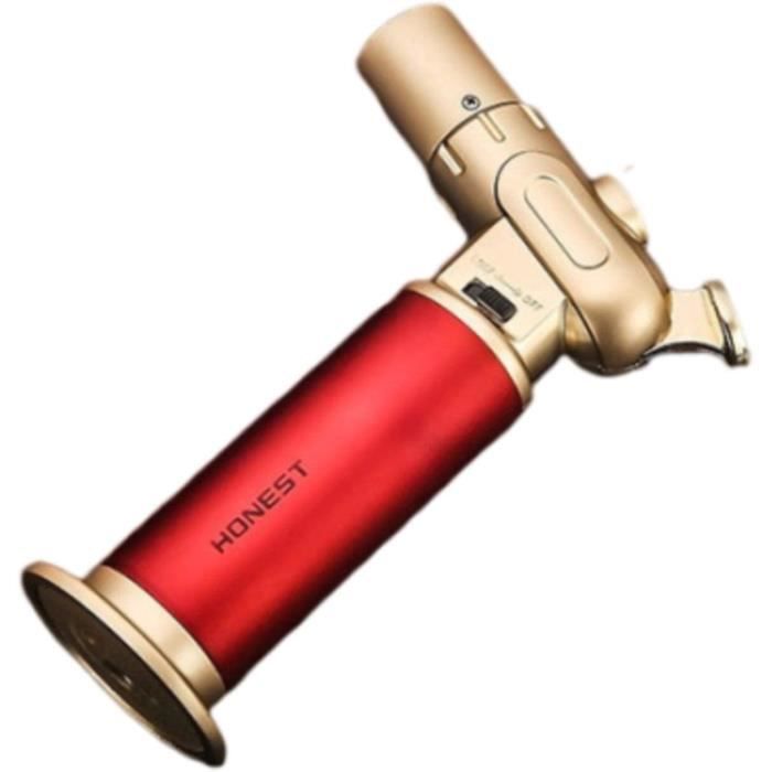 Pistolet à flamme torche à gaz pistolet à flamme réglable pistolet de soudage à allumage électronique pour cuisine extérieure cuisson barbecue cuisson 1300 ing