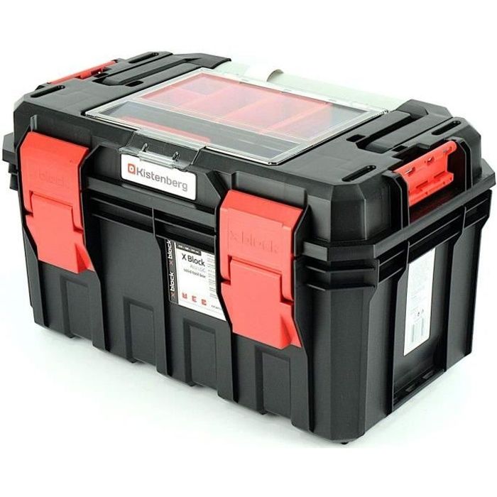 Usine Coffre à Outils Caisse Avec Porte-Outil Trennwände Ergonomique Poignée Klemmverschlüsse Plastique 45 x 28 X 264 CM