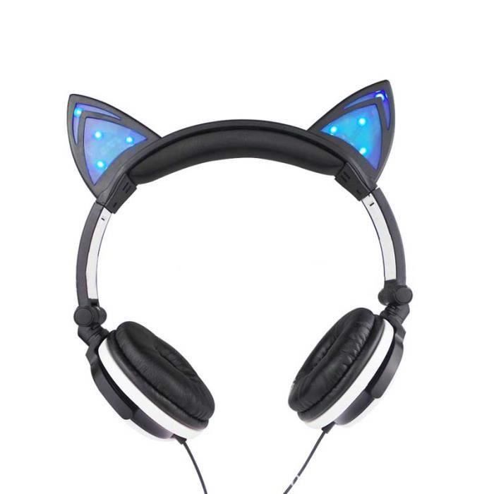 casque audio lumineux