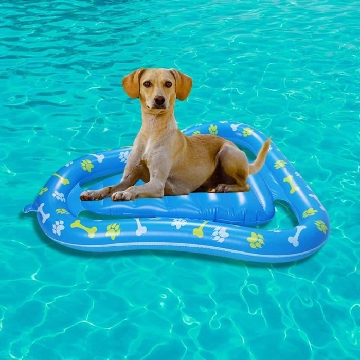 Tapis Flottant Sharplace Pour Piscine/Lac - Mousse XPE Insubmersible 110x40cm (Bleu)