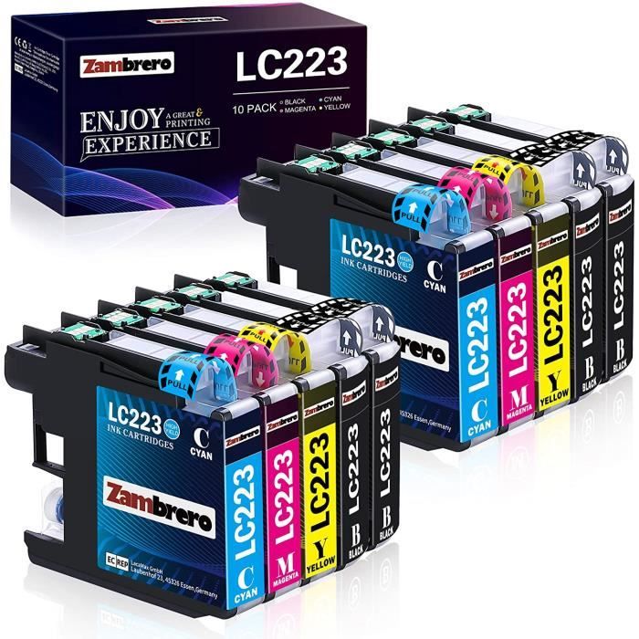 Pack de 4 cartouches compatibles LC223 - La Poste
