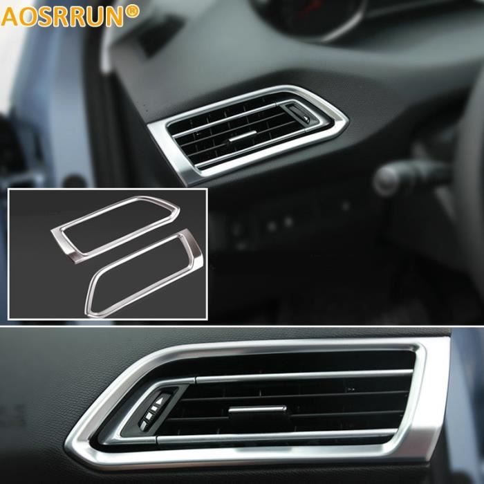 Confort intérieur,couvercle de sortie de climatisation pour Peugeot 308 T9  SW,accessoires de voiture,plaque chromée - Cdiscount Auto