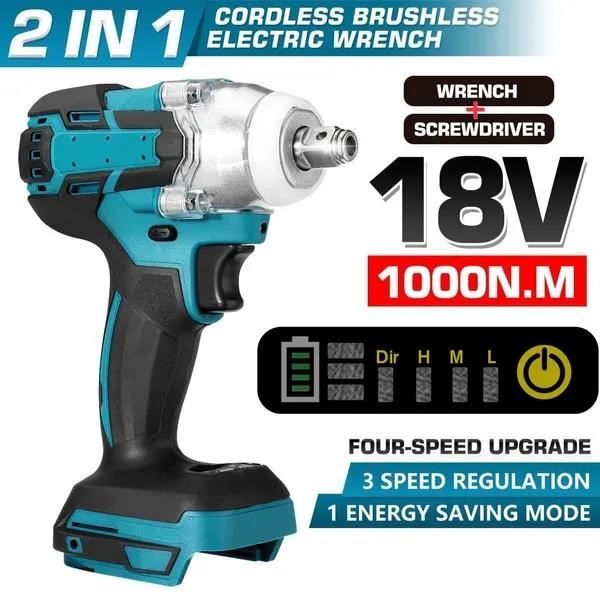 Ponceuse à Brosse Sans Fil 18V Compatible Makita – 6 Vitesses Réglables – Idéale Pour Bois, Pierre, Métal – Sans Batterie - 11