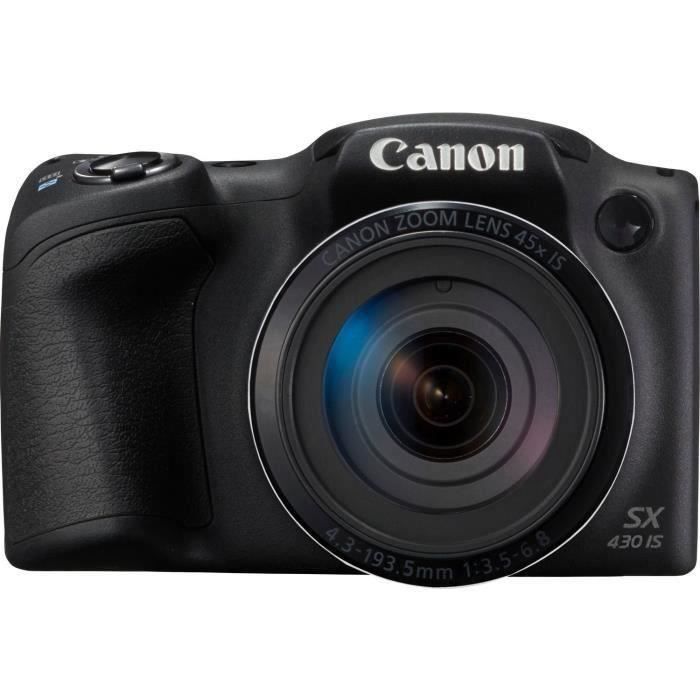 Appareil photo Bridge CANON PowerShot SX431 - Zoom X45 - 20Mp - Noir