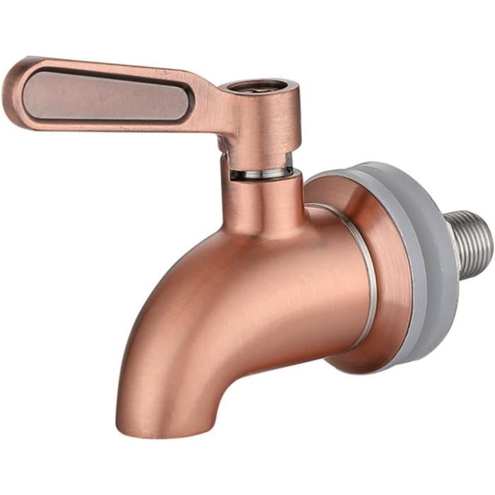 Lot De 2 Robinets De Remplacement Plastique Pour Distributeur D'Eau, Fontaines, Carafes - Bec Verseur Réutilisable, Installation Facile - 4
