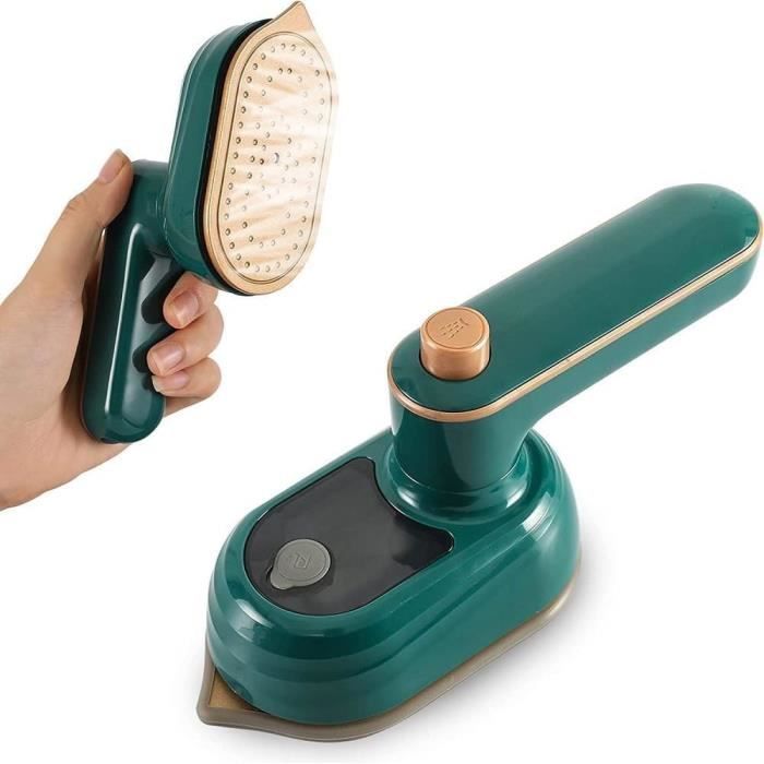Fer à Repasser Voyage Pliable 700W - Mini Centrale Vapeur Portable Avec Contrôle Température | Semelle Anti-Adhésive (Prise UE)