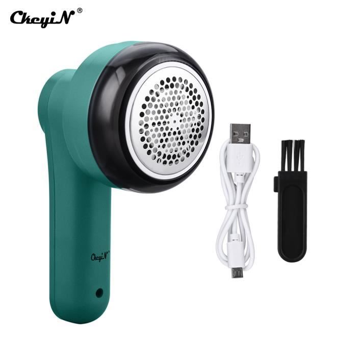 Rasoir Anti-Bouloche/Anti-Peluche USB Rechargeable Portable, double  protection pour vêtements, enlever les bouloches/peluches/