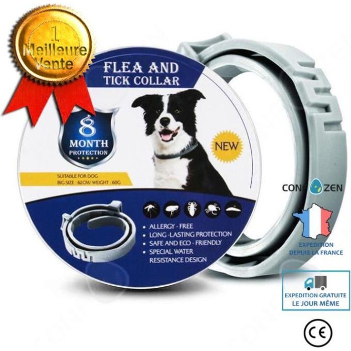 Meilleurs prix pour CONFO Colliers pour chiens Chats et chiens de compagnie Colliers vermifuges Vermifuges et anti-puces Colliers pour animaux de compag