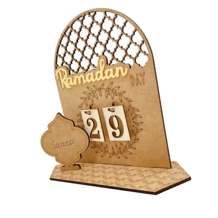 MBT019 Calendrier De L'Avent Ramadan, Compte à Rebours De 30 Jours Calendrier En Bois Pour Laid~p166464535 MBT019 Calendrier De L'Avent Ramadan, Compte à Rebours De 30 Jours Calendrier En Bois Pour Laid~p166464535