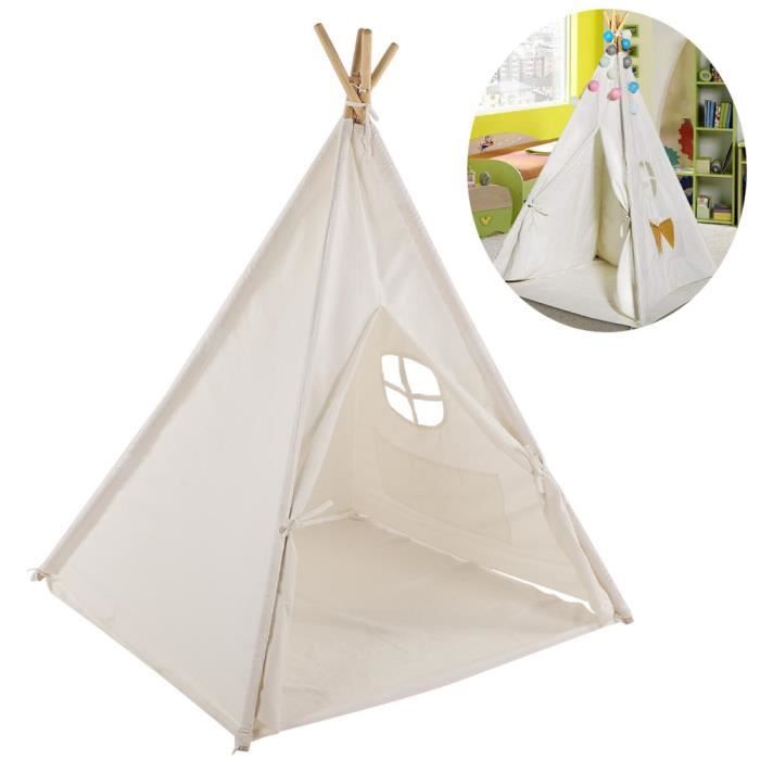 Tente De Jeu Pour Enfants - Maison D'intérieur 120x105x128cm - Cachette Secrète, Jeu De Lit, Espace De Lecture