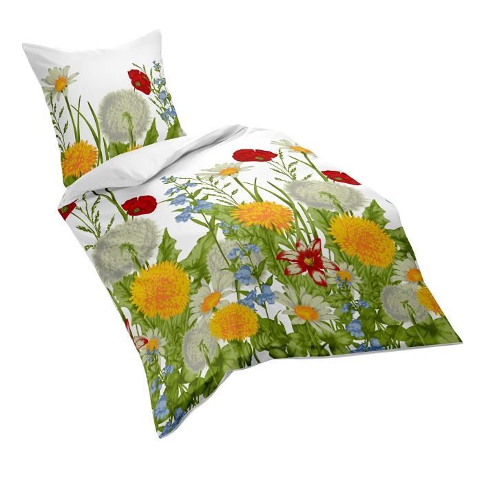 Bierbaum Parure de lit, Satin mako, Multicolore, 155 cm x 220 cm - Achat & prix Bierbaum Parure de lit, Satin mako, Multicolore, 155 cm x 220 cm - Achat & prix