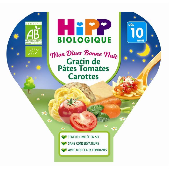 HIPP Bio Assiette Gratin P tes Tomates 10 Mois Cdiscount hipp-bio-assiette-gratin-p-tes-tomates-10-mois-cdiscount
