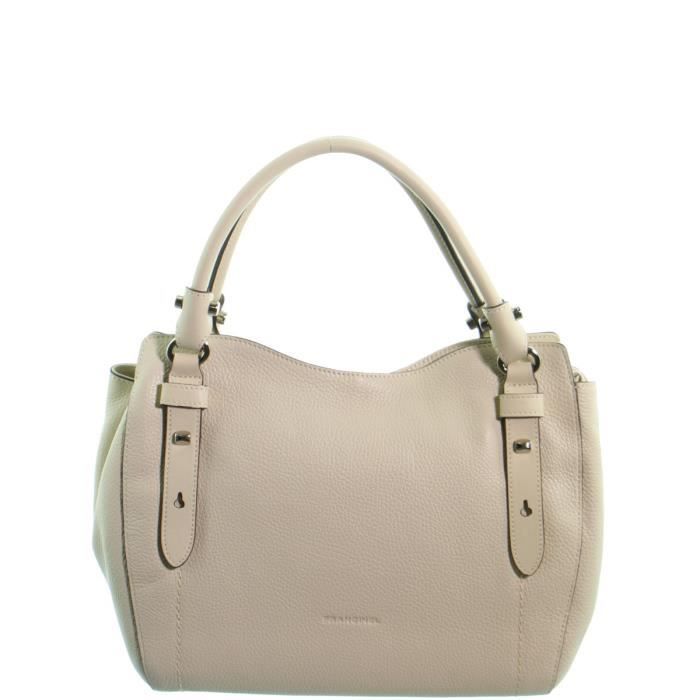 Sac port main Francinel ref 49608 Beige 39 27 12 Achat Vente