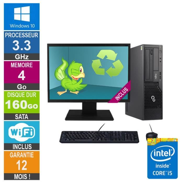 PC Fujitsu E500 E85+ DT Core i5-2500 3.30GHz 4Go-160Go