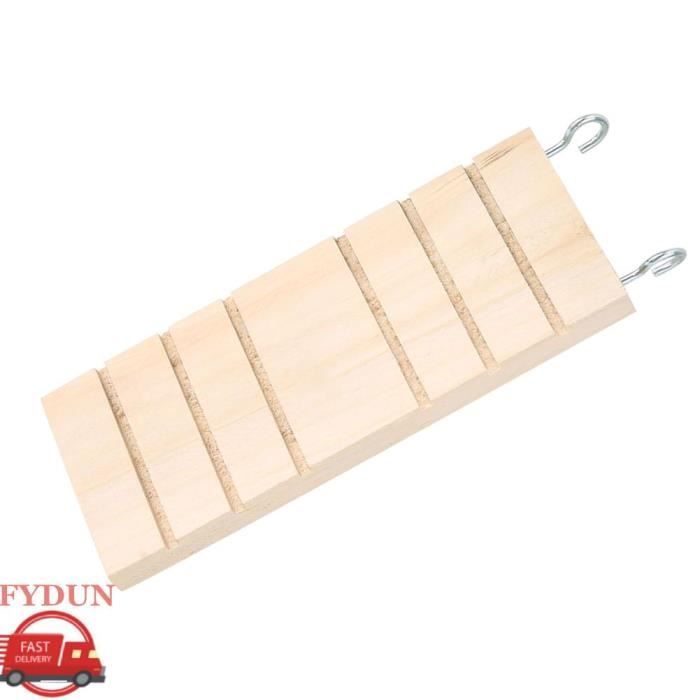 Comparer les prix de FYDUN Échelle pour animaux de compagnie Échelle Suspendue pour Hamster, Rampe en Bois pour Cochon D'Inde, Cage à animalerie jouet