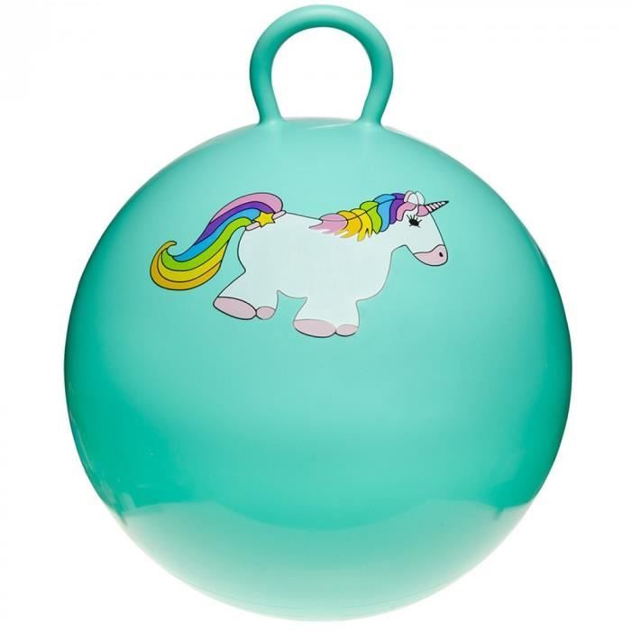 Ballon sauteur enfant - 45 cm bleu