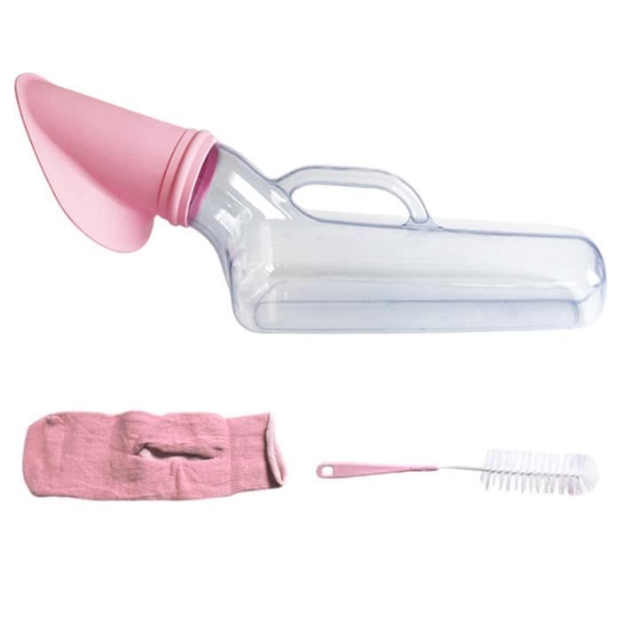 Urinoir Femelle Portable 700 Ml - Bouteille Urine Anti-Débordement Pour Femme Âgée, Malade, Voyage