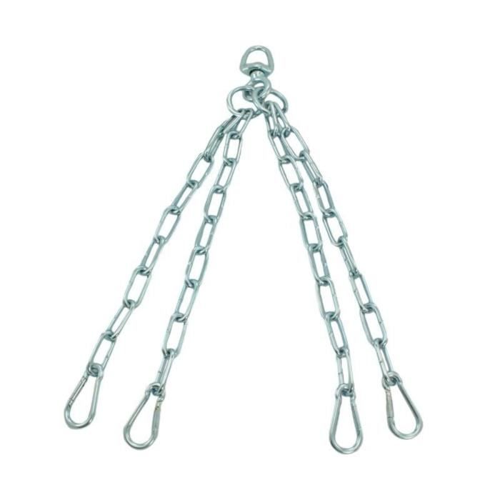Chaîne De Suspension Yes4All Pour Sac De Frappe - 4 Mousquetons Acier - Rotation 360° - Support 68kg