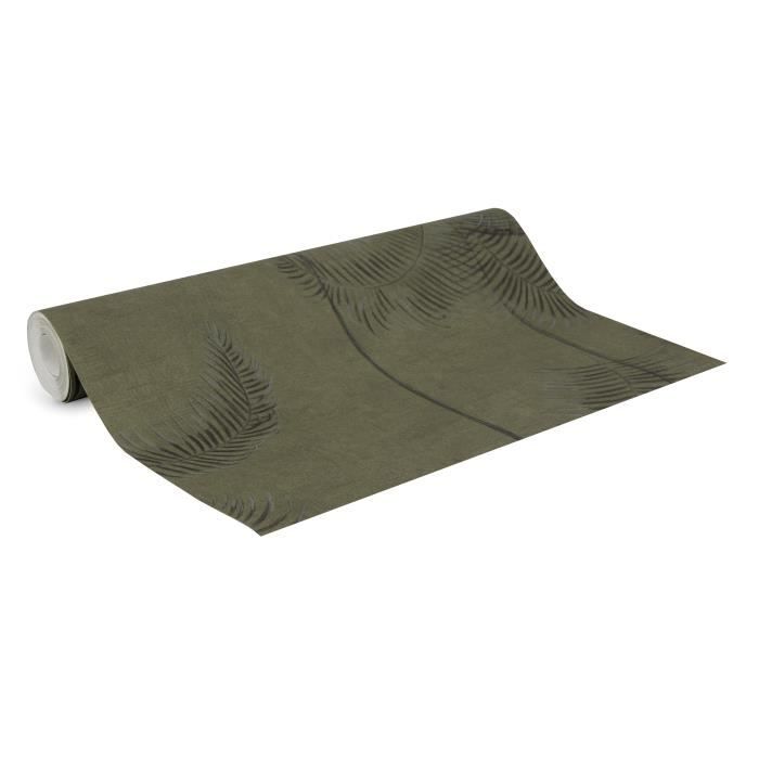 Papier peint Intissé LOOKS Palmiers Deluxe 1005 x 52cm Vert - Cdiscount ...