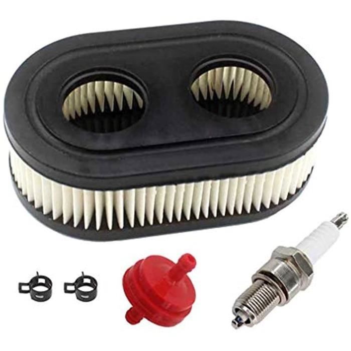 Kit Filtre à Air + Bougie MCHNIC Pour Tondeuse Briggs Stratton 625E-675IS - Remplace 594575