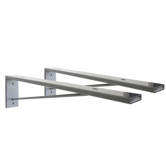 Lot de 2 équerres de fixation invisible pour plan de travail