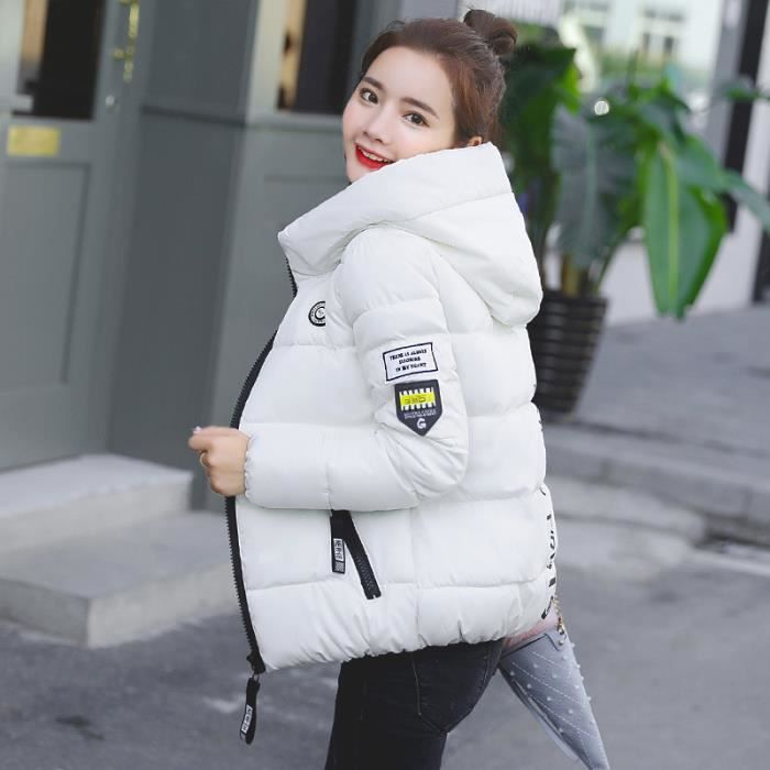 DOUDOUNE Femme Mode Coupe slim Garder au chaud Coton Confortable