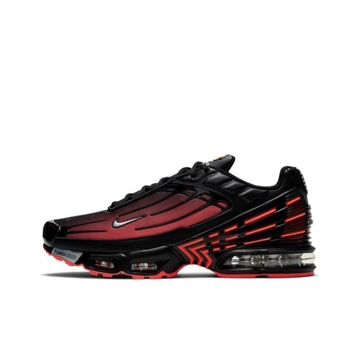 nike air max plus 3 red white black