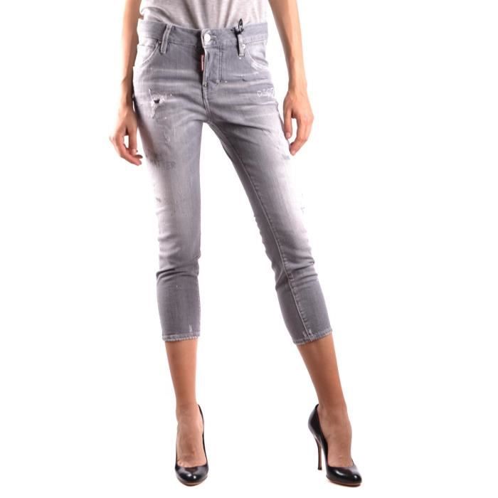 jeans dsquared femme gris