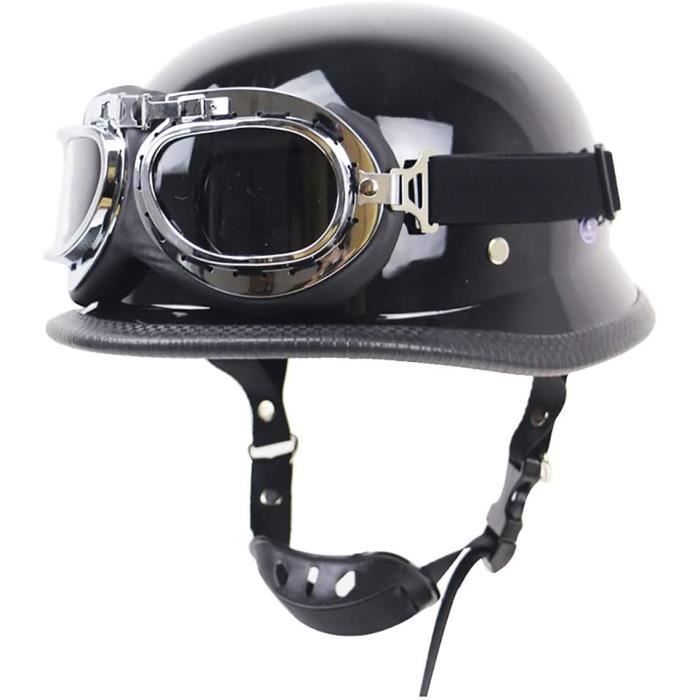 Jet Moto Casque Bol, Open Face Classic Sun Casque Moto Jet Vintage,- ECE Homologué En Pour