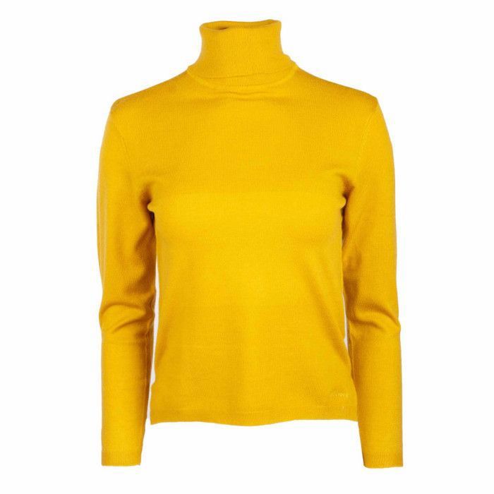 Haut Rayé Fille Manches Longues Col Roulé Taille 134 - Basic Form, Occasion Très Bon état