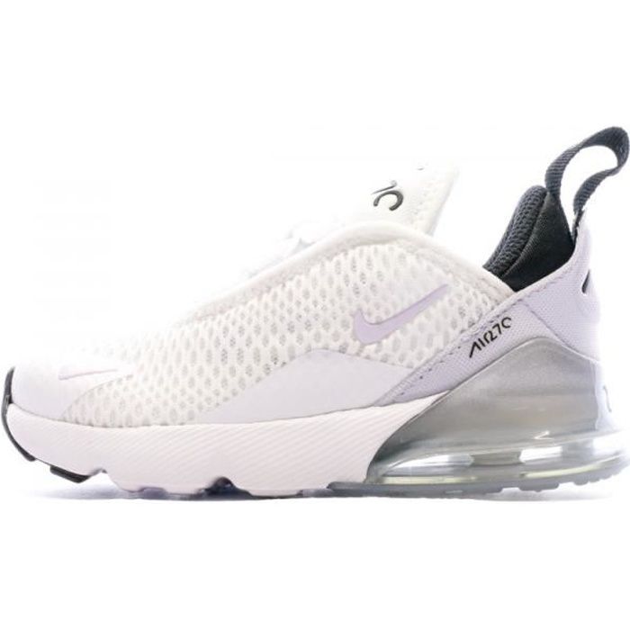 Baskets Blanches B b Fille Nike Air Max 270 Blanc Cdiscount