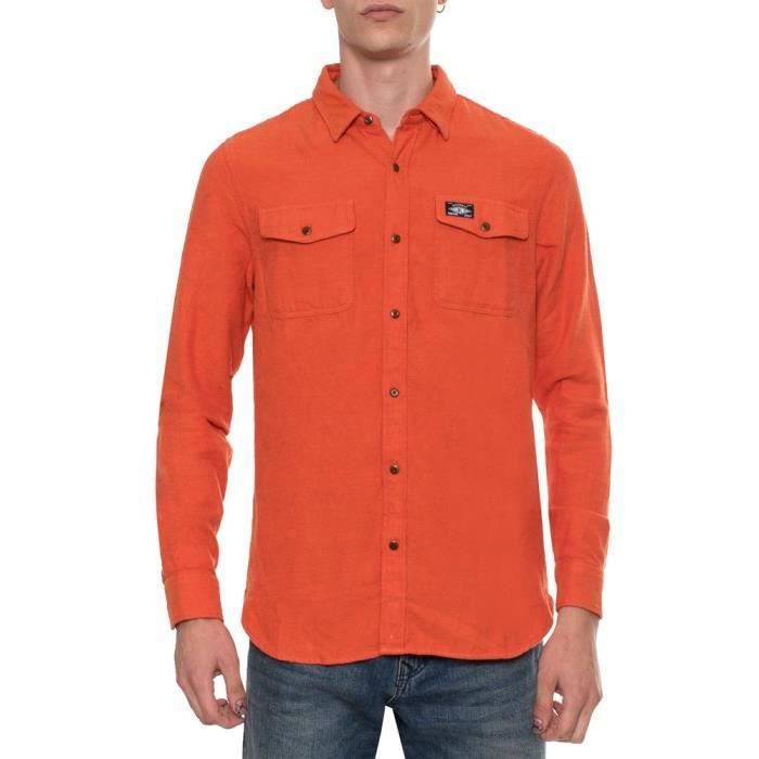 Chemise Orange Homme Superdry Trailsman Orange Cdiscount Pr t