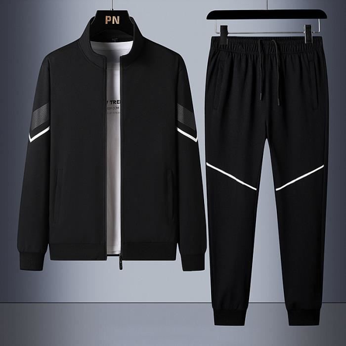 Ensemble de surv tement de running pour homme Veste zipp e et