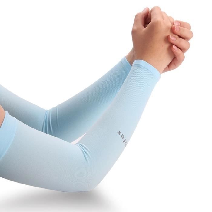 Paire De Bracelets De Refroidissement Soie Glacée - Unisexe, Respirant, élastique - NEUF