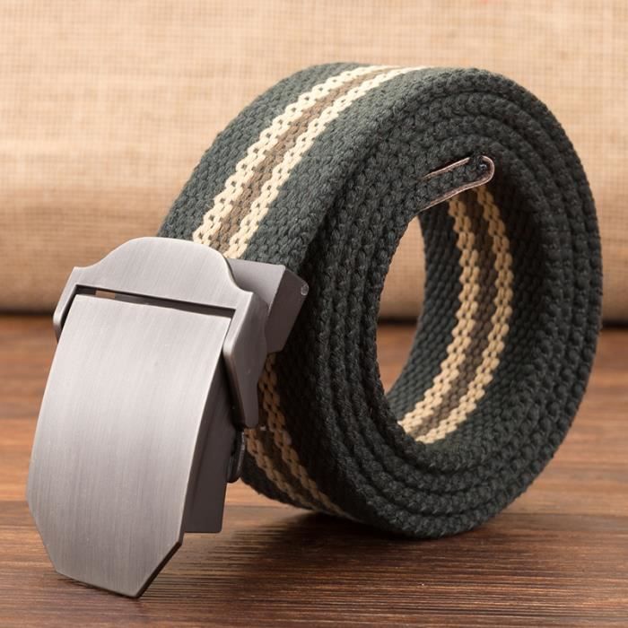 Ceinture Tactique Bantopgong Homme – Toile Respirante 3,8cm, Style Décontracté, Tailles 90-140cm, Pour Plein Air, Golf, Randonnée, Vélo