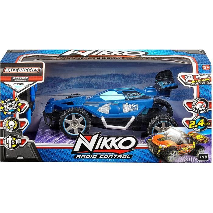 Voiture télécommandée Nikko RC Race Buggies 10044 - Bleu - Pour