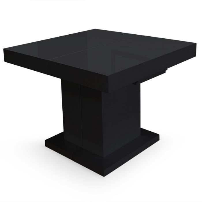 Table De Repas Extensible Camaro 100 250cm Noir Laque Paris