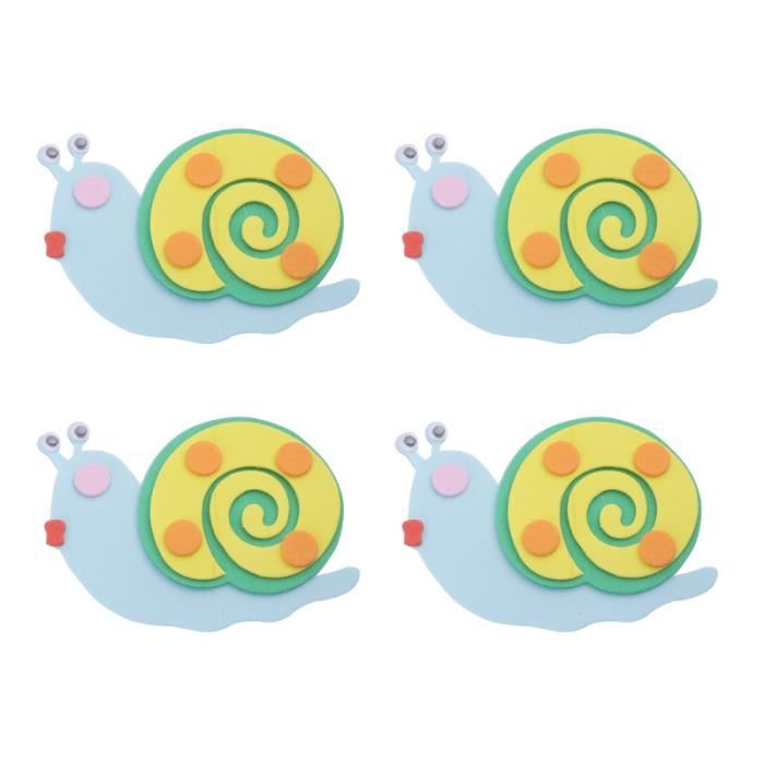 4pcs Autocollant Mural Escargot Dessin Anime Mignon Tableau Noir Decoration Murale Pour La Classe De Maternelle Garniture Berceau Cdiscount Puericulture Eveil Bebe