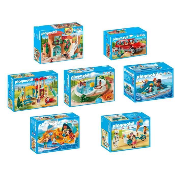 Playmobil 9420 9426 Set Playmobil Family Fun 7 bo tes pour 7