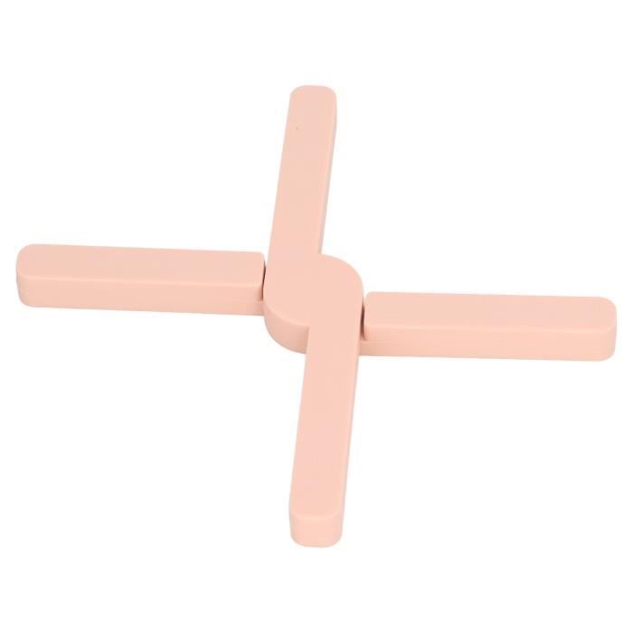 Lot De 10 Dessous De Plat En Silicone Pliables - Résistants à 230°C, Forme Croix, Protection Tables Contre Chaleur