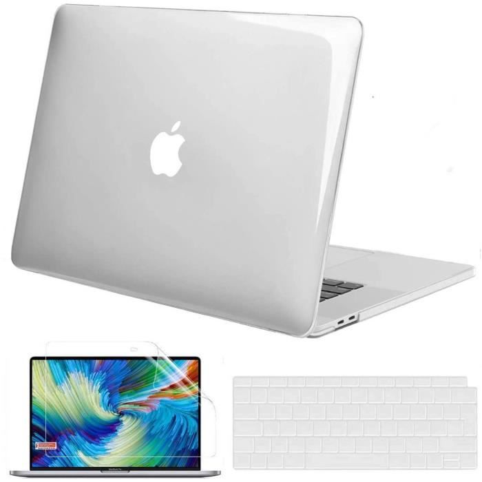 TOIT Protection Clavier pour Mac Macbook Pro Air Retina 13 15 17 13.3 15.4 Danois Euro EU Silicone Keyboard Cover Skin Protection Protective Film-SkyBlue 