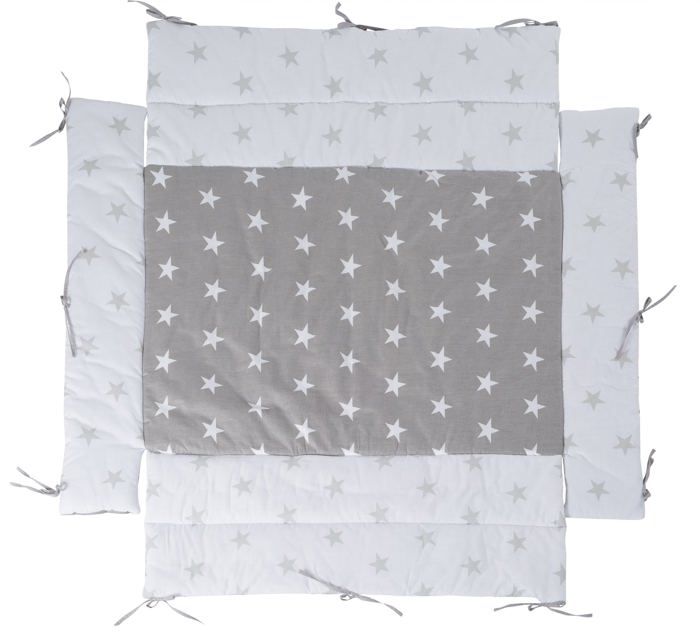 Tour de parc universel collection 'Little stars' 100x75cm - Blanc