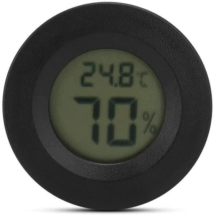Hygromètre numérique, hygromètre pour cave à cigares - Petit humidimètre précis,Jauge de température et d'humidité, moniteur numérique d'humidité et de température pour boîtes à vin, armoires, instru